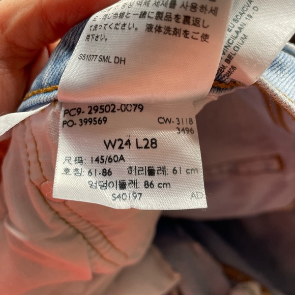 Levi’s 501 skinny - size 24 - Picture 4 of 6